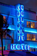 Colony Hotel, Ocean Drive, South Beach, Miami, USA