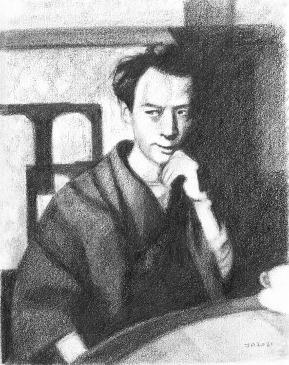 Ryunosuke Akutagawa - graphite