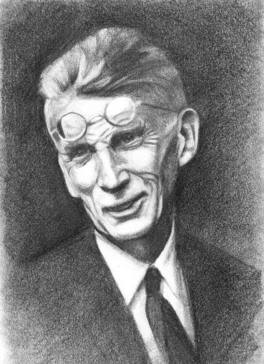 Samuel Beckett - graphite
