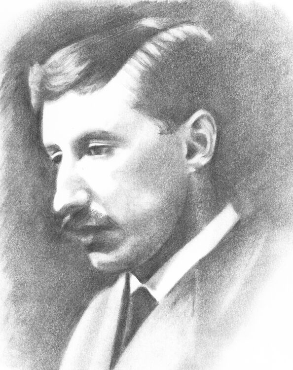 Edward Morgan Forster - graphite