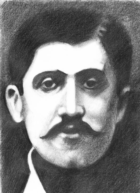 Marcel Proust - graphite