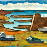 MM 405 A4 Watercolour of La Rocque
