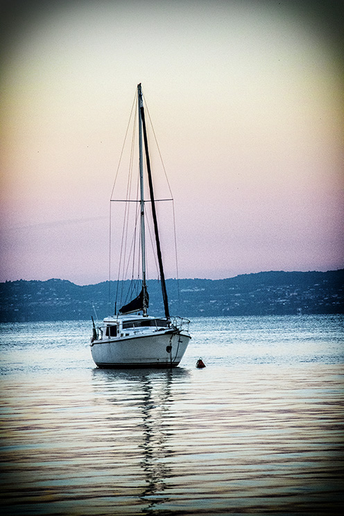 Sunrise on Lake Garda
