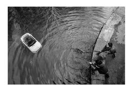 Car Fishing Boys A4 print