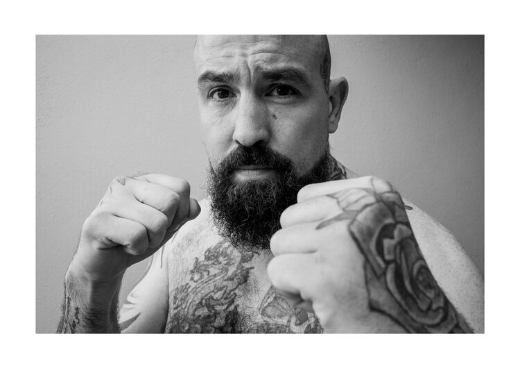 James McCrory Bare Knuckle A4 Print