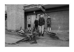 Boys and Bikes A4 print