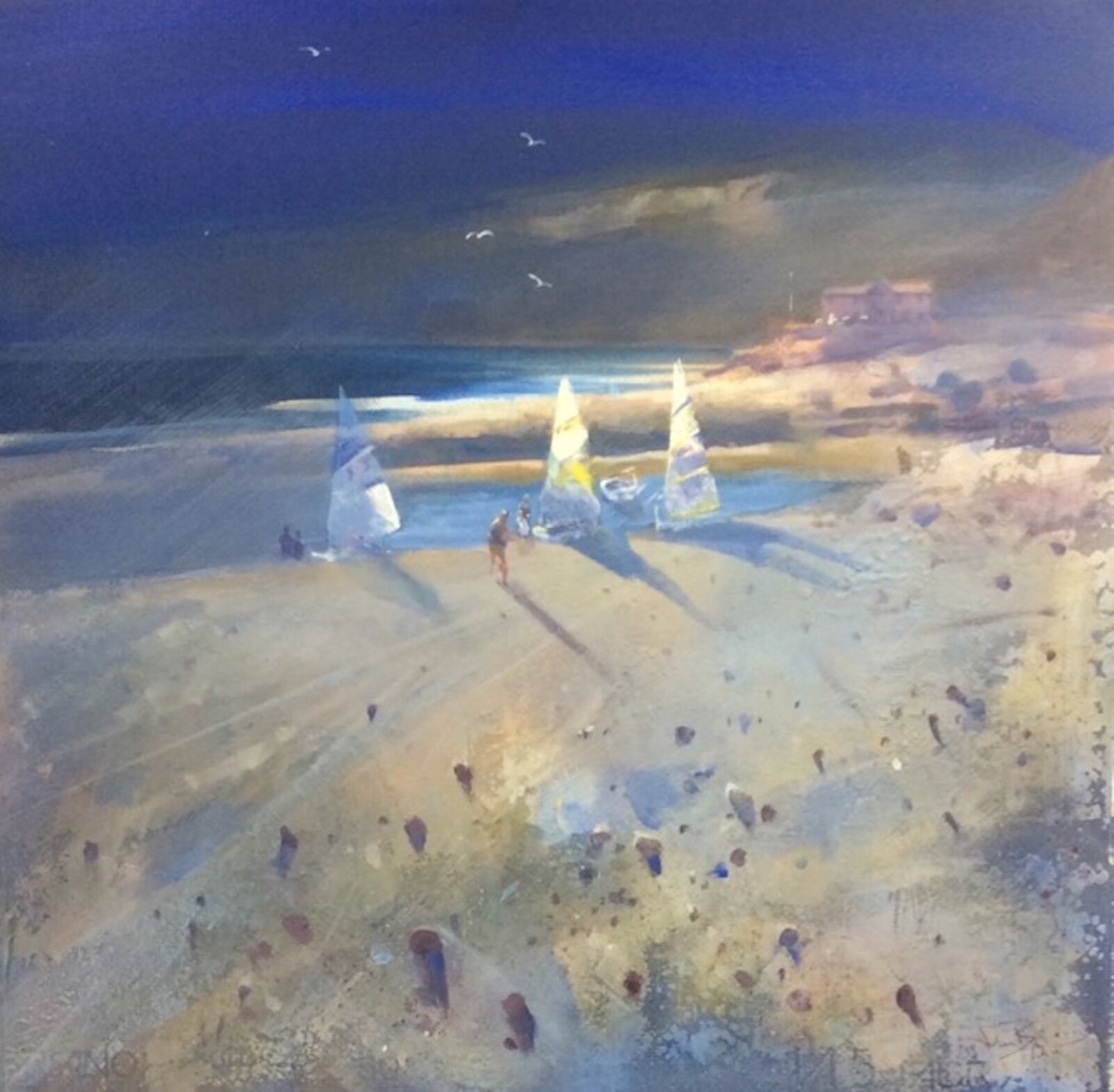 'Charmouth Sailboats'
