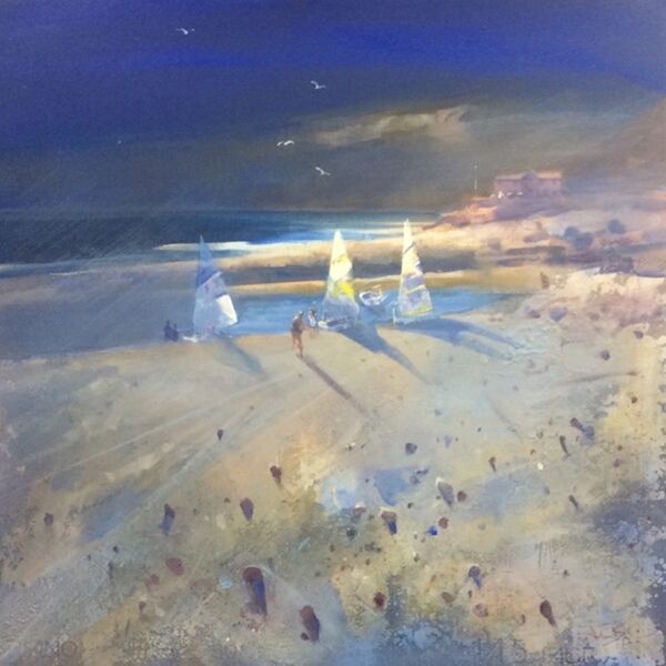'Charmouth Sailboats'