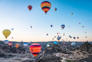 Floating over Cappadocia
