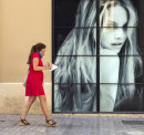 Woman In A Red Dress