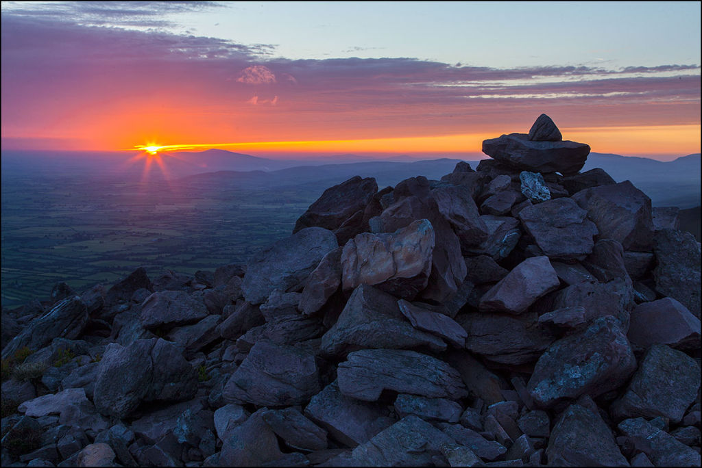 Sunrise over Slievenaman