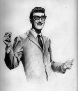 Buddy Holly. (sold)