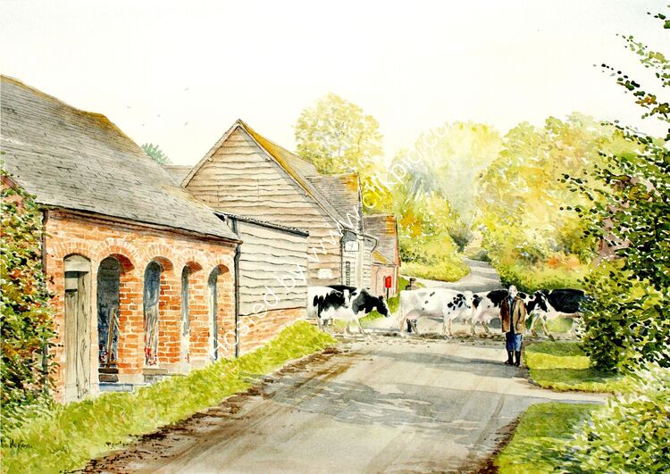 Card Bredicot -hamlet in Worcestershire