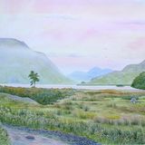 Sunset over Crummockwater