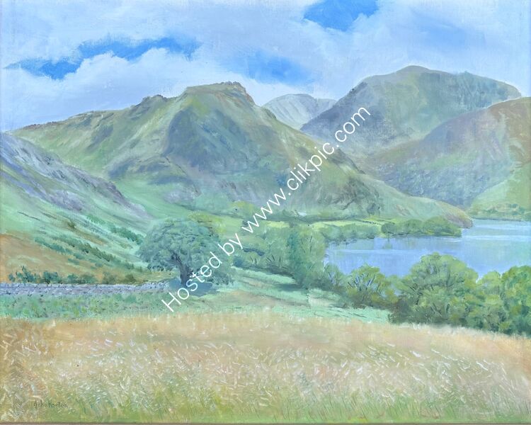 View from the bench, Crummockwater