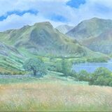 View from the bench, Crummockwater