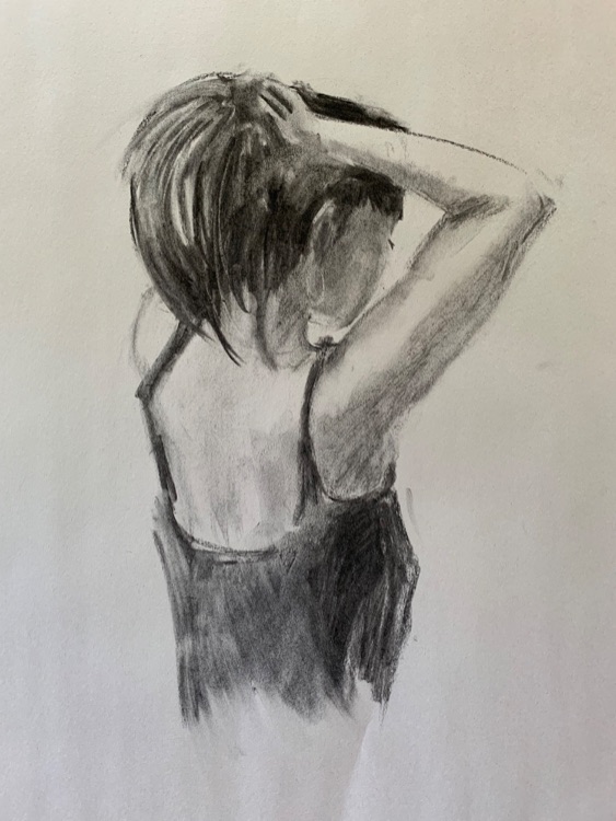 Hair up