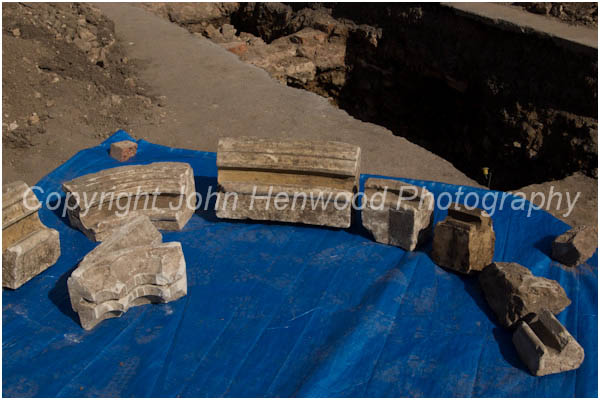 Artefacts found during the dig for Richard III