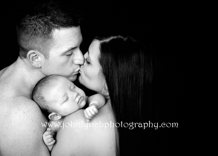 B&W Newborn Baby Photographer Kent