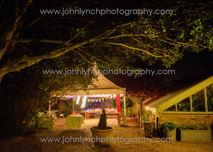 Wedding Photography at The Secret Garden Kent - PHOTOBOOTH SETUP