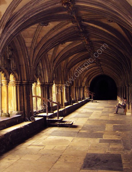 A quiet time in the Cloisters