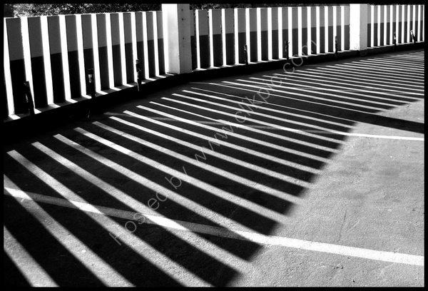Car park shadows