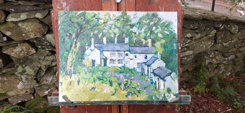 Townend,Troutbeck Cumbria, oll on canvas.