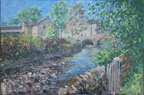 Baslow old bridge