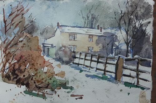 Robinbrook Lane snowfall