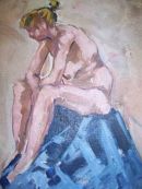 Acrylic on card