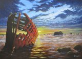 EBB TIDE AND SHIPWRECK (SOLD)