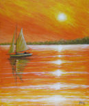 Orange Sunset (for sale £200)