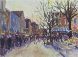 Norwich Market (Watercolour)