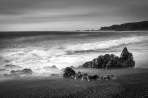 9022 Black beach at Dritvic snaefellsness peninsula Iceland