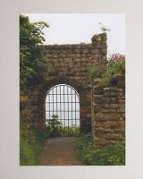 Guarding the Battery Gate at Scarborough Castle.