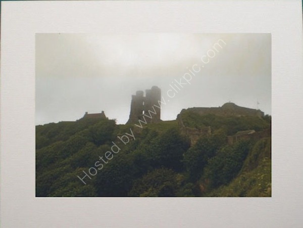 Sea Fret on Scarborough Castle.