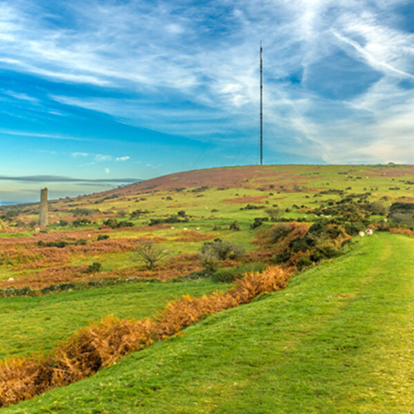 October, Caradon Hill, on Bodmin Moor.