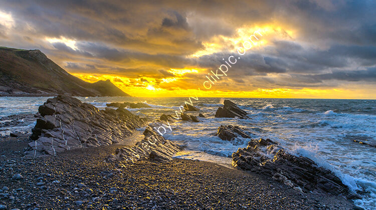 November, Millook just down the North coast from Bude.