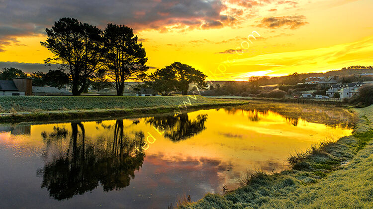 January, The River Camel at Wadebridge.