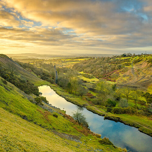 January, Gonamena valley, Bodmin Moor.