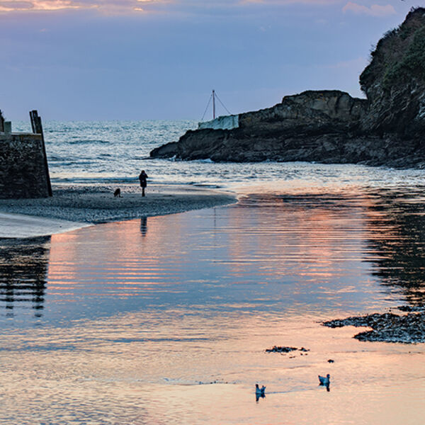 A chilly early morning in January. Looe.