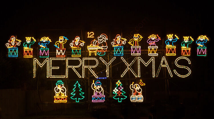 December Angarrick Christmas Lights, nr Hayle.