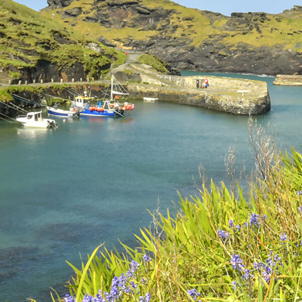 The harbour at Boscastle.