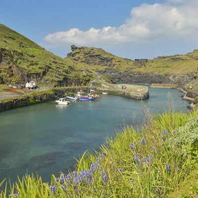 Boscastle harbour.