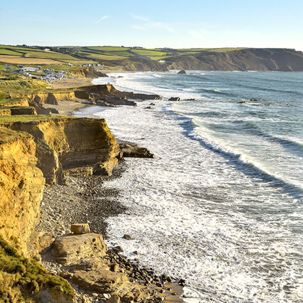 Late evening at Widemouth Bay.