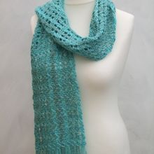 Lacy Turquoise Scarf