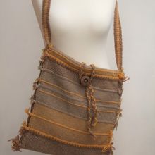 Mustard And Brown Bag