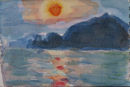 Ao Khao Sunset 15x10cm 2011