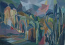 dark day of summer oil on canvas 70x50cm