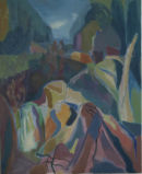 Glowing in the earth<br>
oil on canvas 76x60cm
